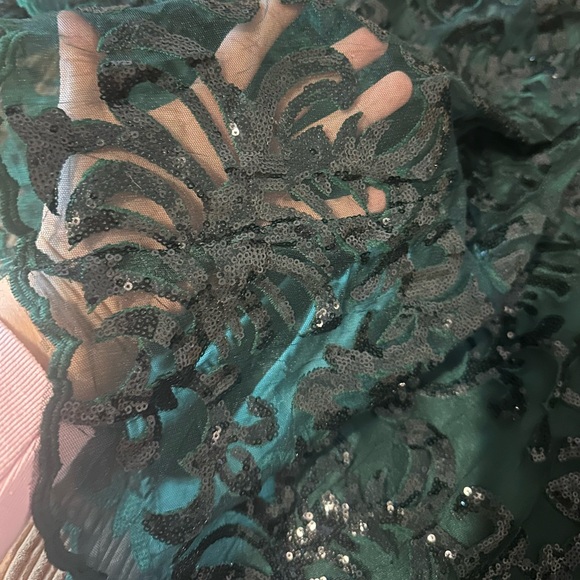 Lulus Green Sequin Mini Dress - Picture 7 of 9